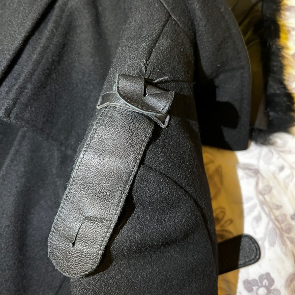 RUDSAK Wool Coat with Detachable Fur Trim - Picture 14 of 16